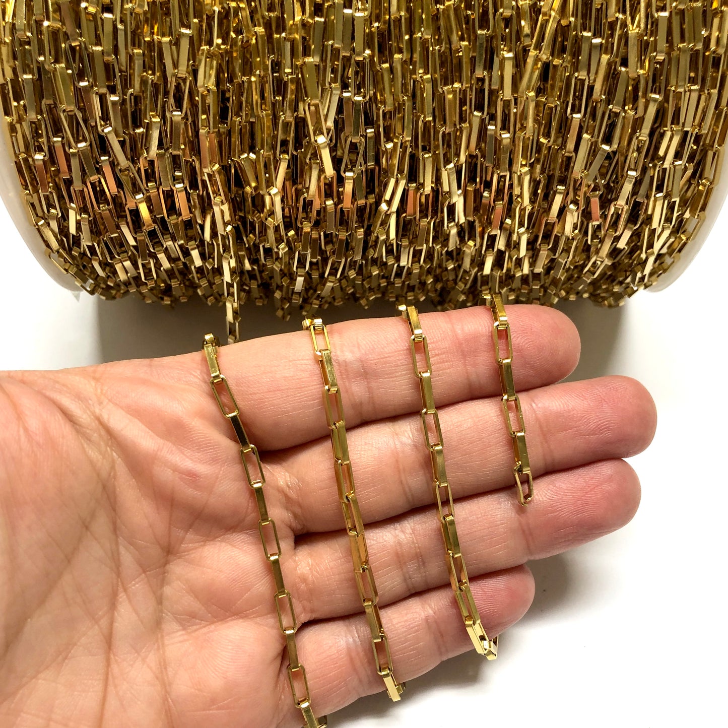 Sarı Çelik 3x8 Kutu Zincir