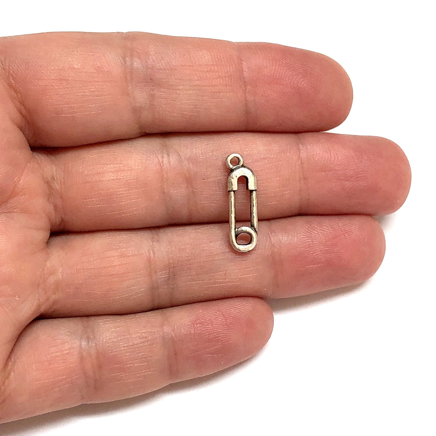 Antik Gümüş Kaplama Çatal İğne - 2