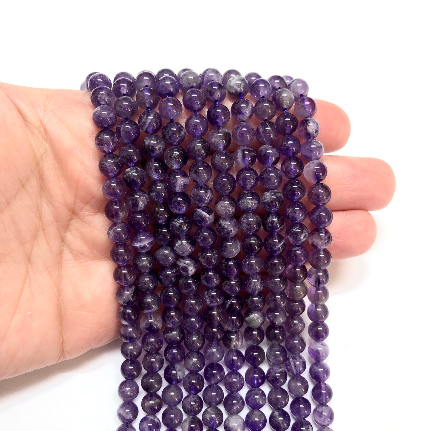 6mm Ametist (A Kalite)