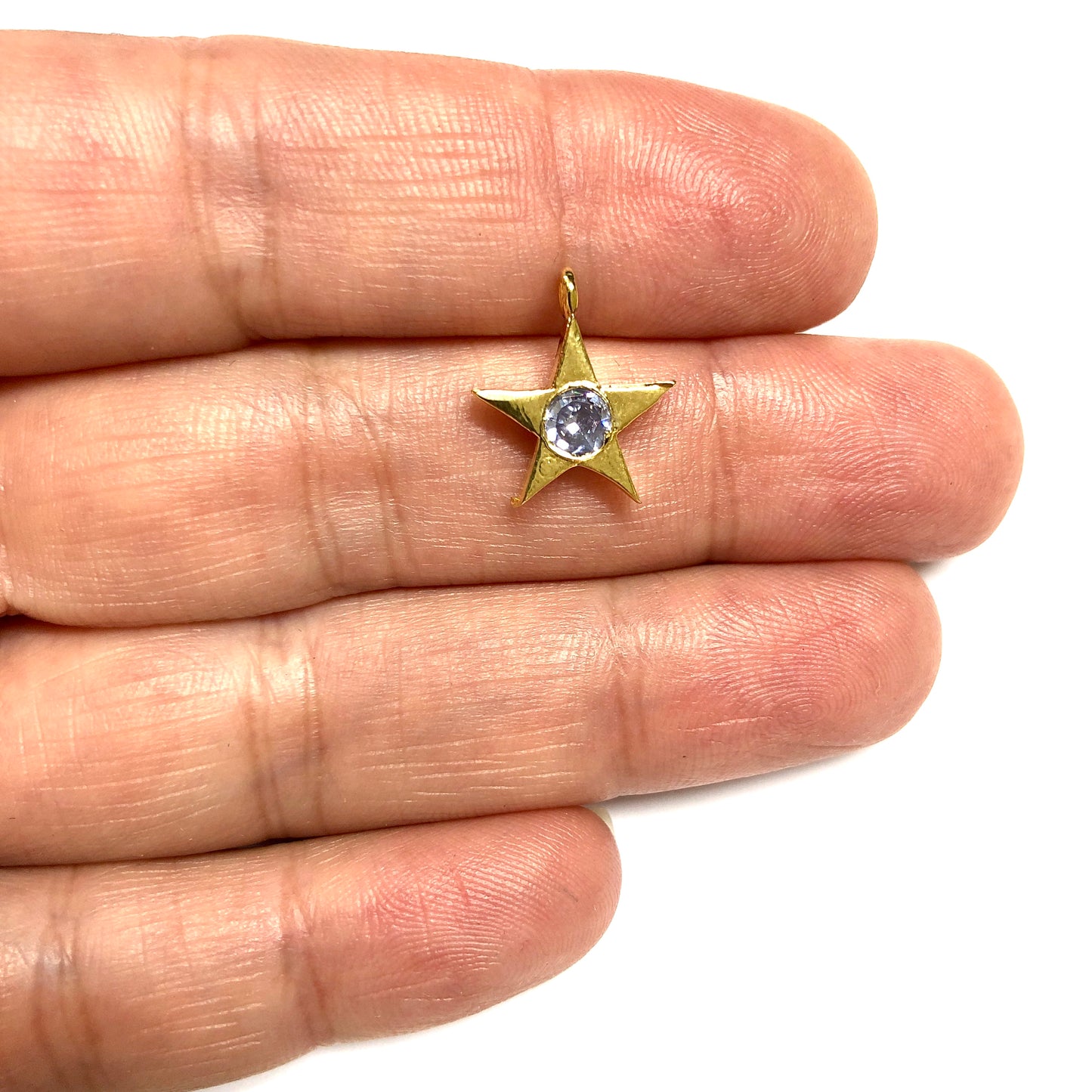 Altın Kaplama Yıldız Doğum Taşı - Haziran - Alexandrite