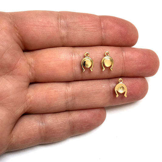 Altın Kaplama Mini Nal Sallantı