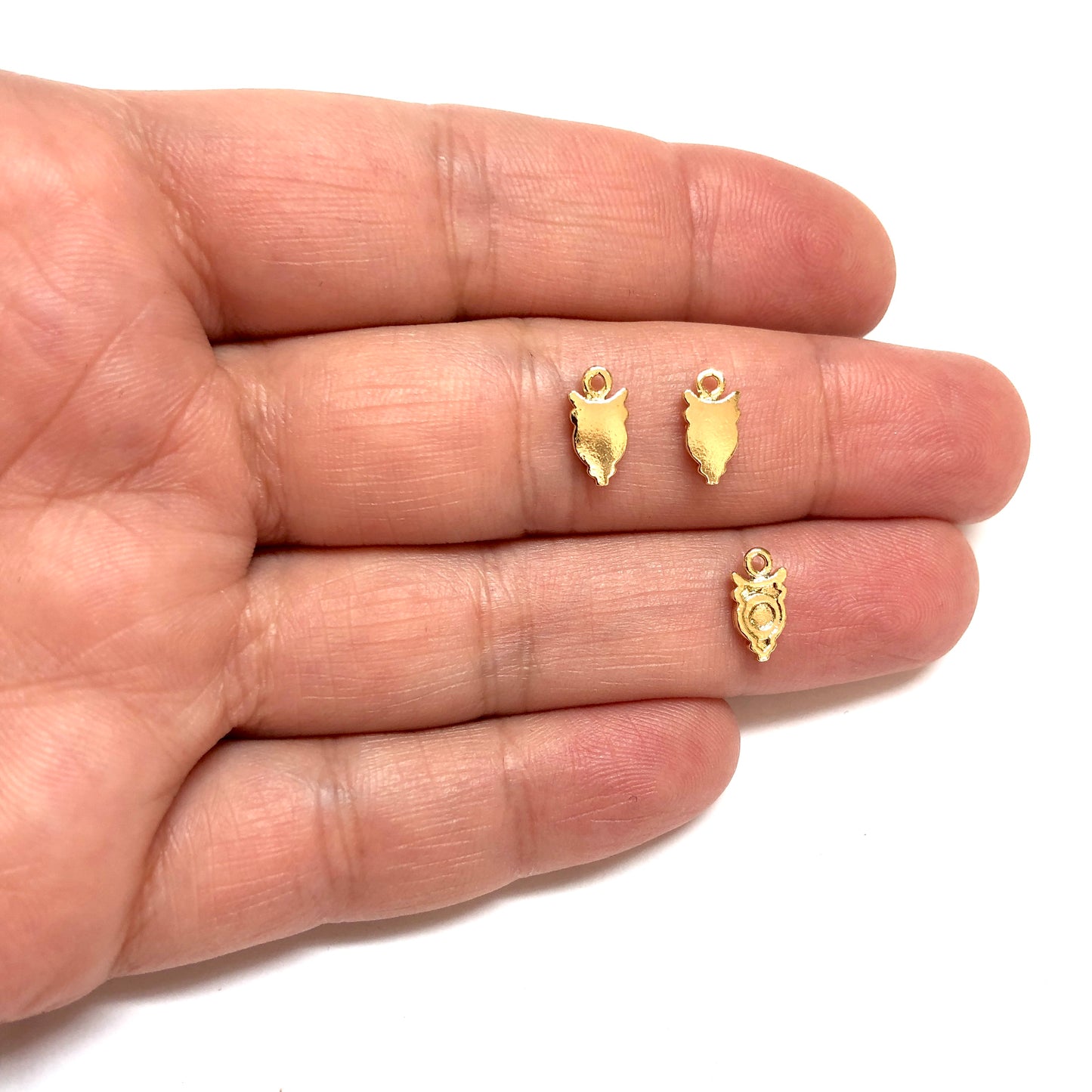 Altın Kaplama Mini Baykuş Sallantı