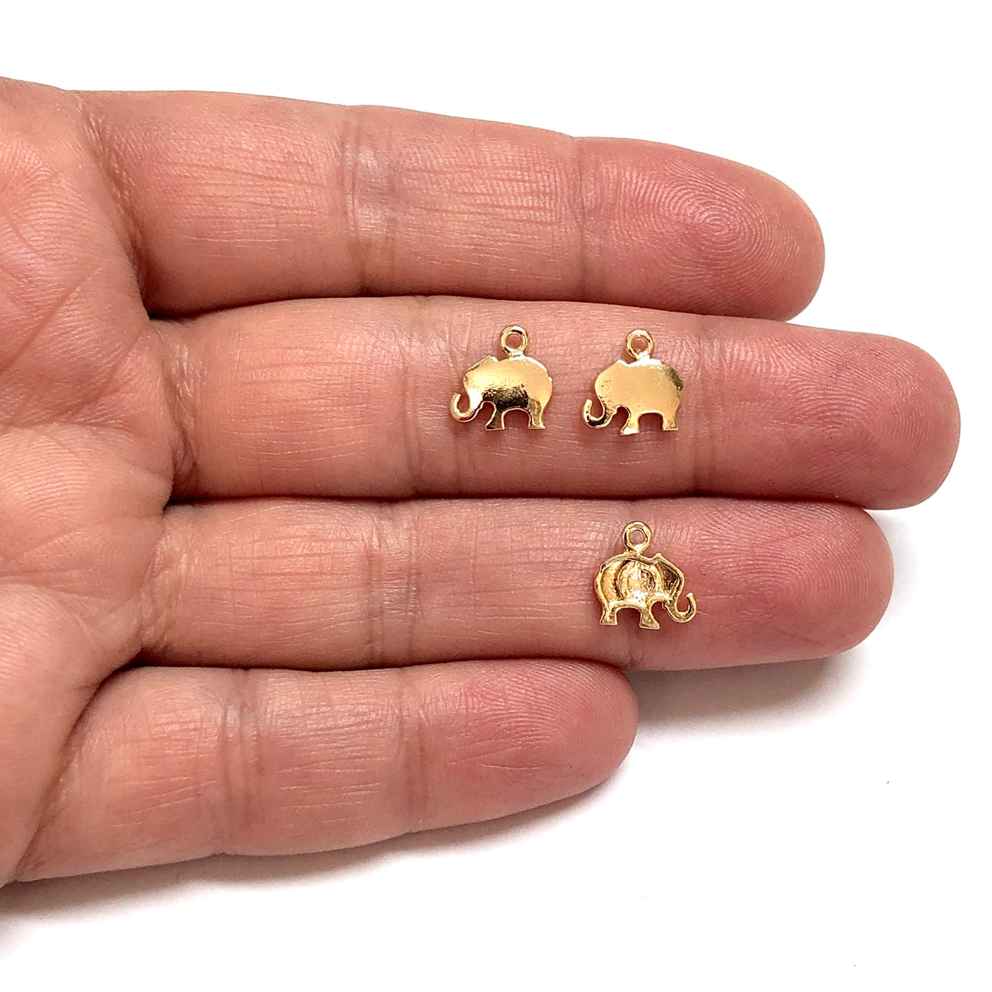 Altın Kaplama Mini Fil Sallantı