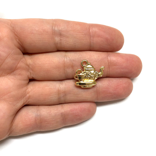 Altın Kaplama Çaydanlık - 4