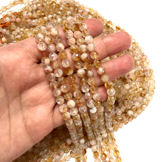 6mm Faset Kesim Sitrin (A Kalite)