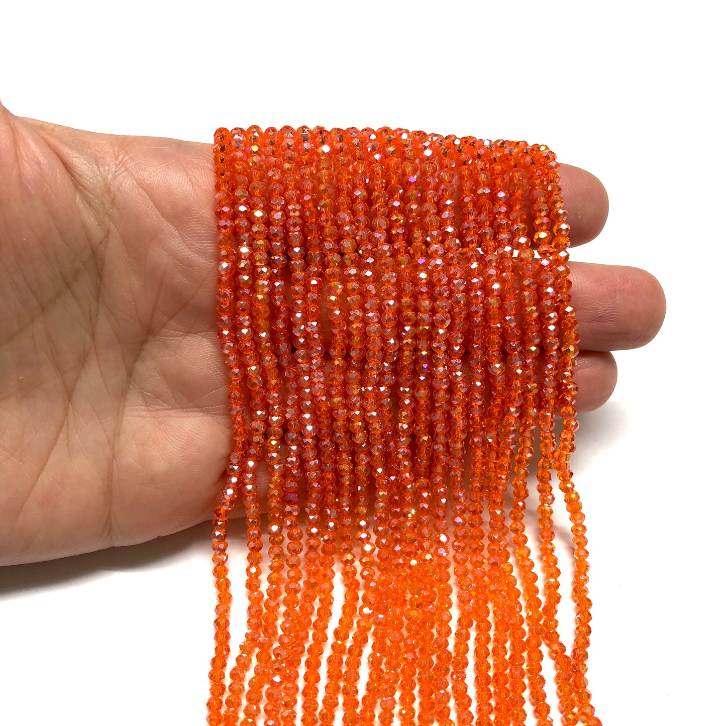 Kristallperlen, chinesischer Kristall, 2 mm, 45, Janjan-Marmorierung