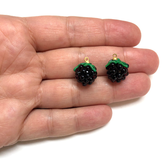 Murano Cam Böğürtlen - Mürdüm