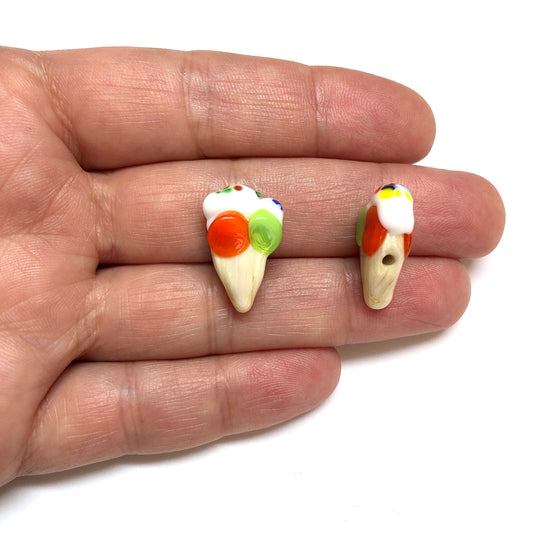 Murano Glass Heart - Red