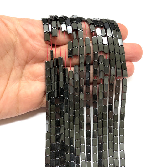 4x7mm Çavuş Hematit - Antrasit