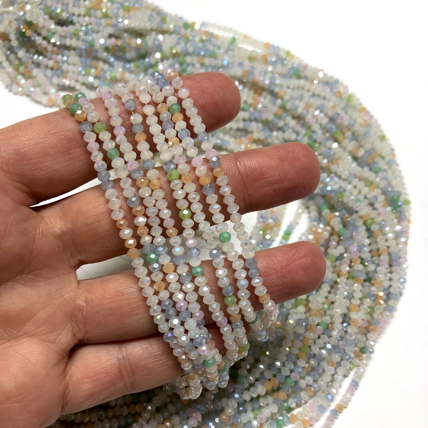 Crystal Beads, Chinese Crystal-2mm- 45 - Janjan Marbling