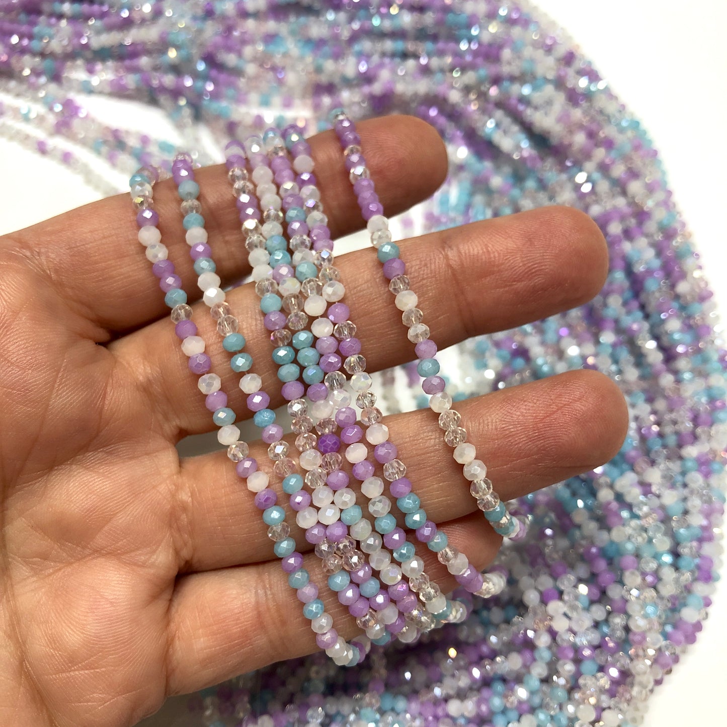 Kristal Boncuk, Mix Çin Kristali -2mm- 102