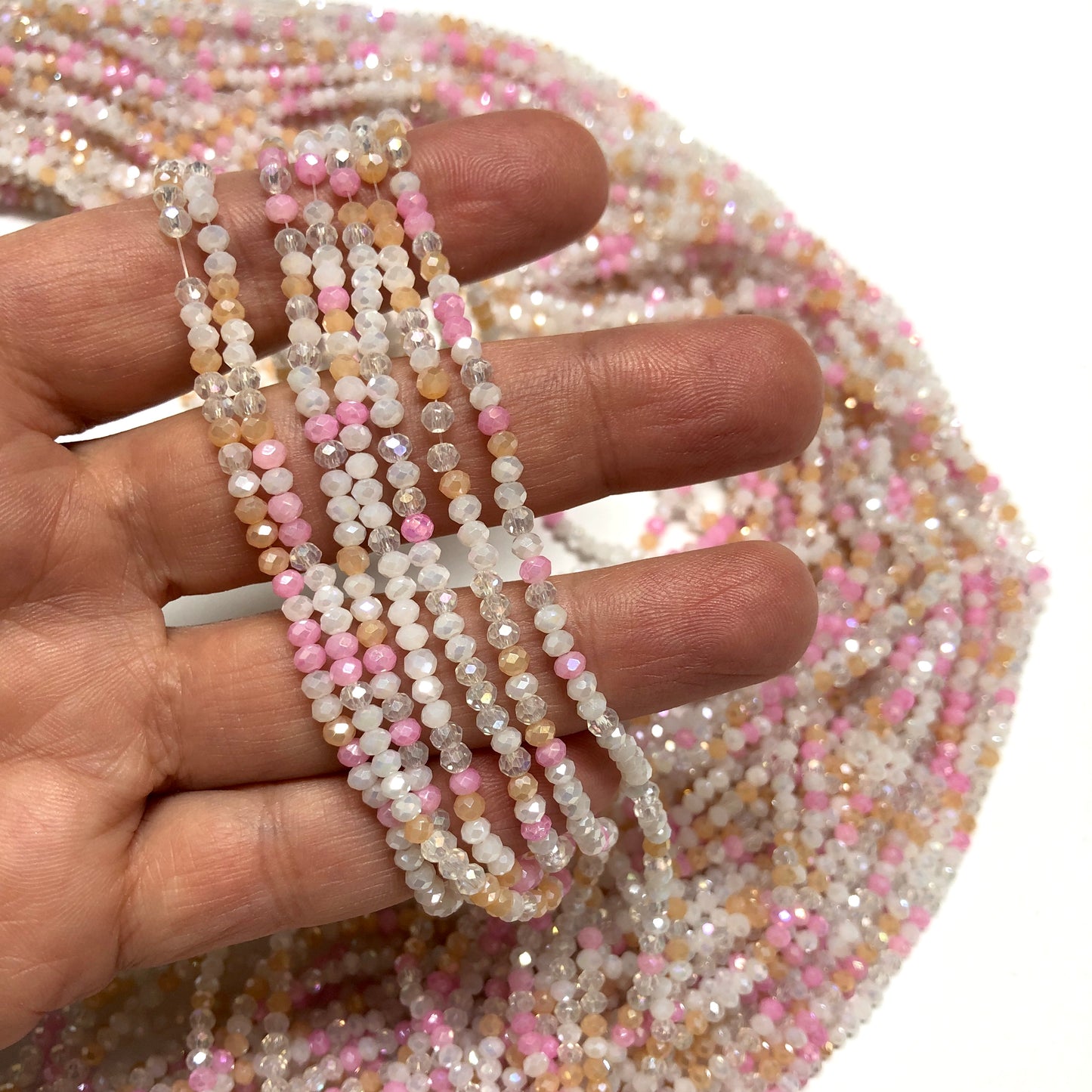 Kristal Boncuk, Mix Çin Kristali-2mm - 100