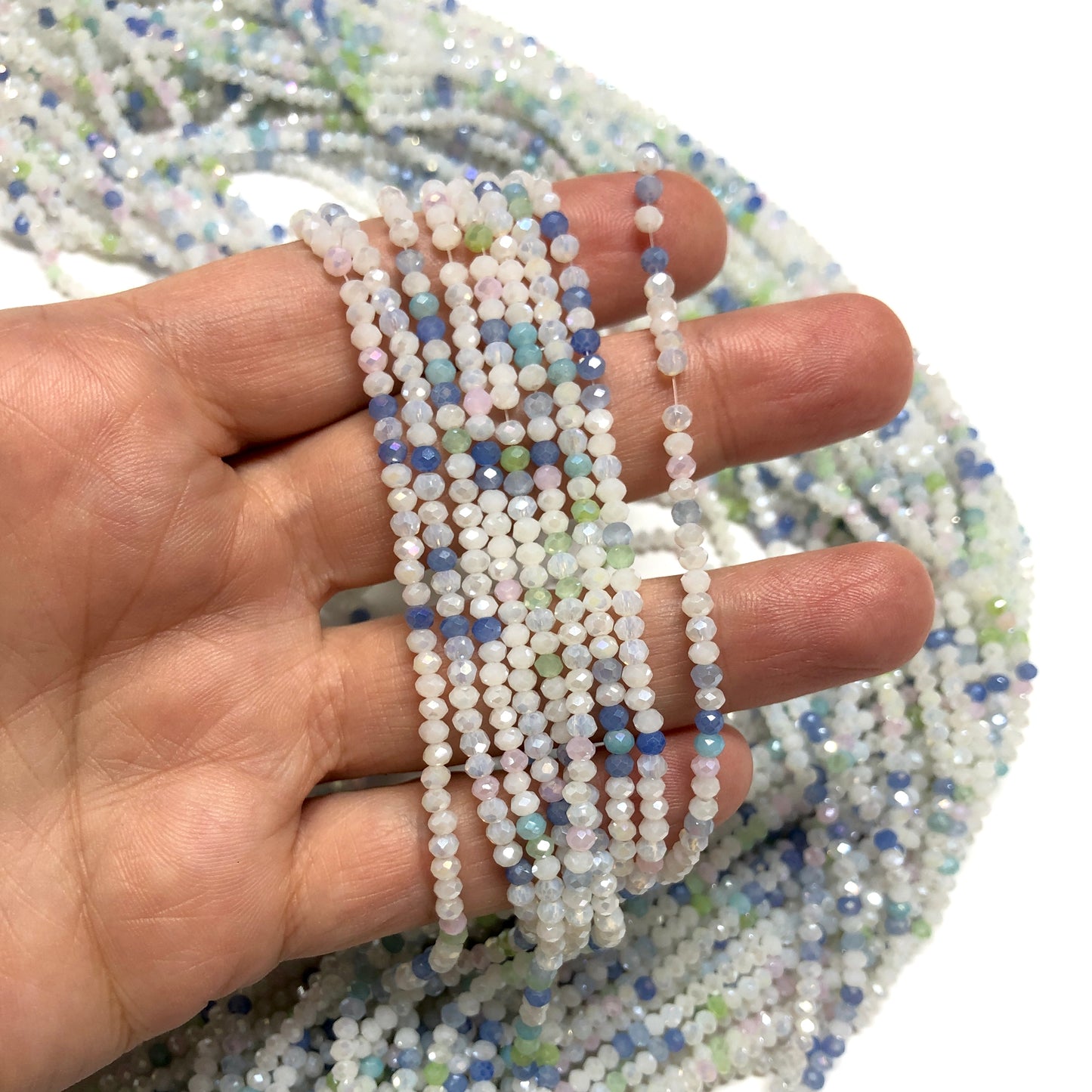 Crystal Beads, Chinese Crystal-2mm- 45 - Janjan Marbling