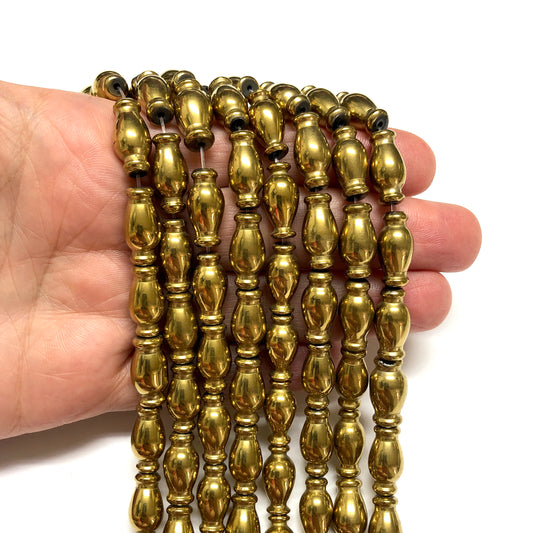 8x16mm Hematit - Altın