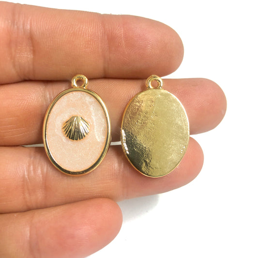 Vergoldeter, emaillierter Erdanhänger - Parlament