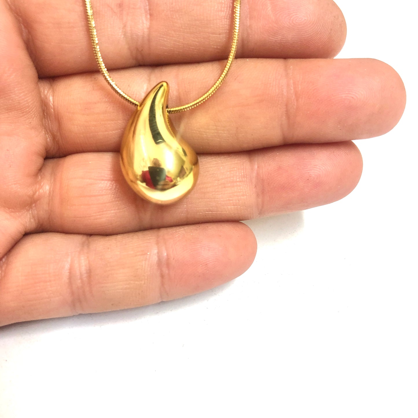 Altın Kaplama Tombul Damla