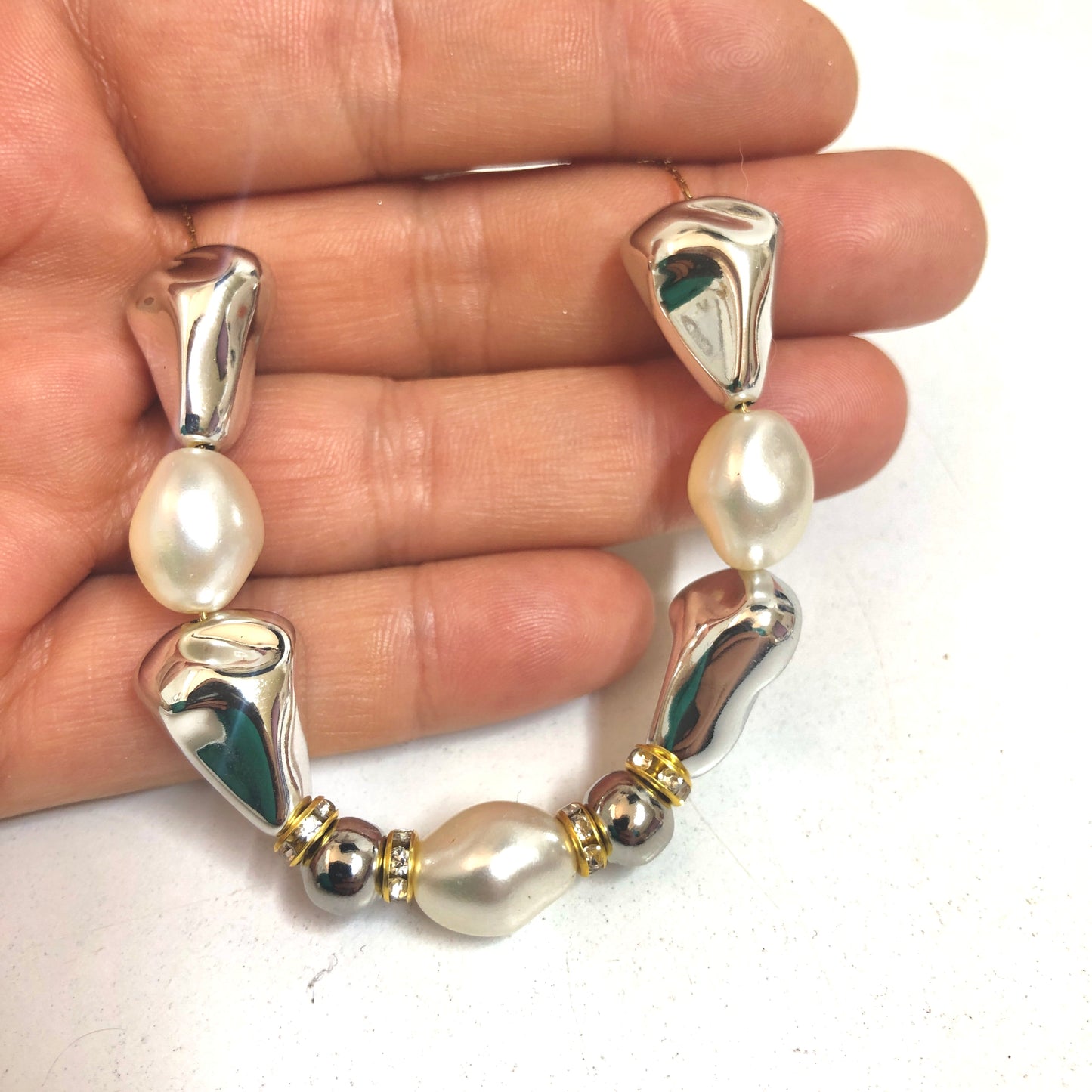 Rodyum Kaplama Şekilsiz Ara Aparat -4