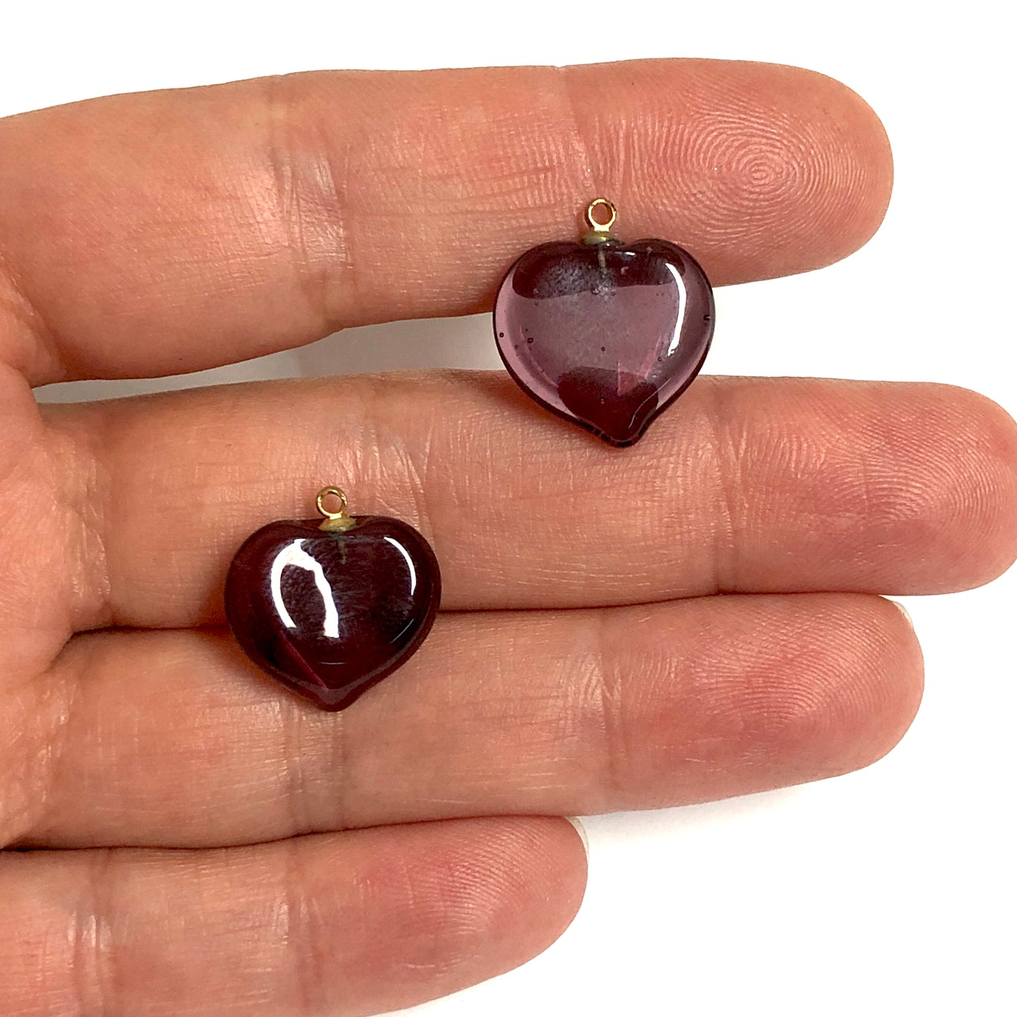 Murano Heart - White