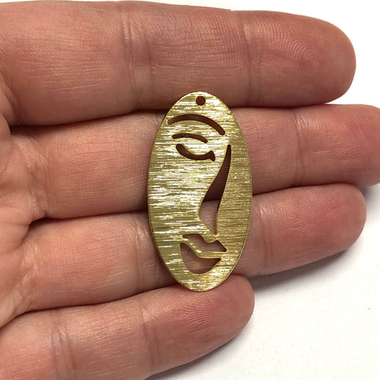 Altın Kaplama Lazer Kesim Kolye Ucu