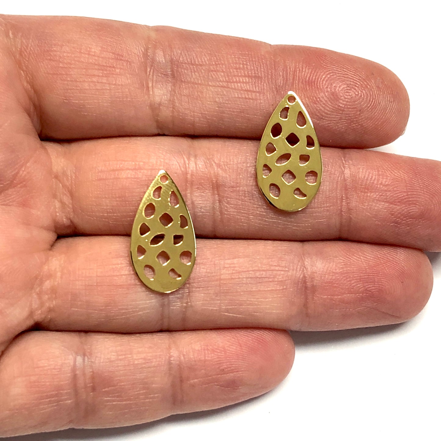 Altın Kaplama Lazer Kesim Kolye Ucu