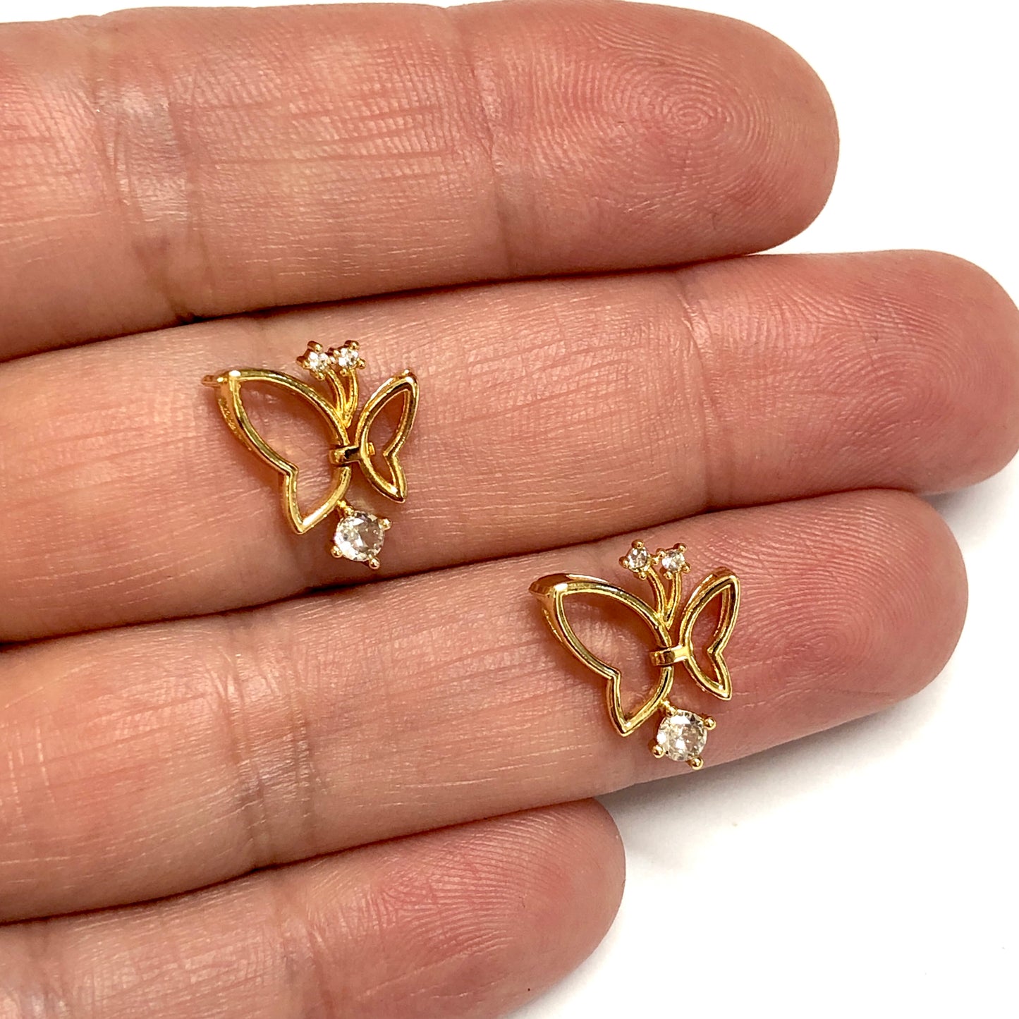 Gold Plated Earring Bracket