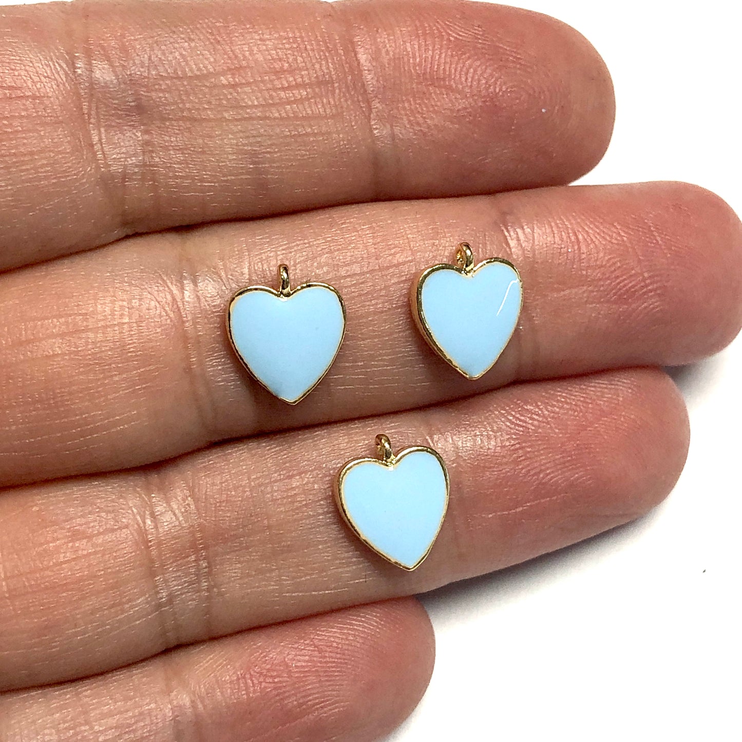 Vergoldeter runder Evil Eye Eye Hängeapparat - Marineblau