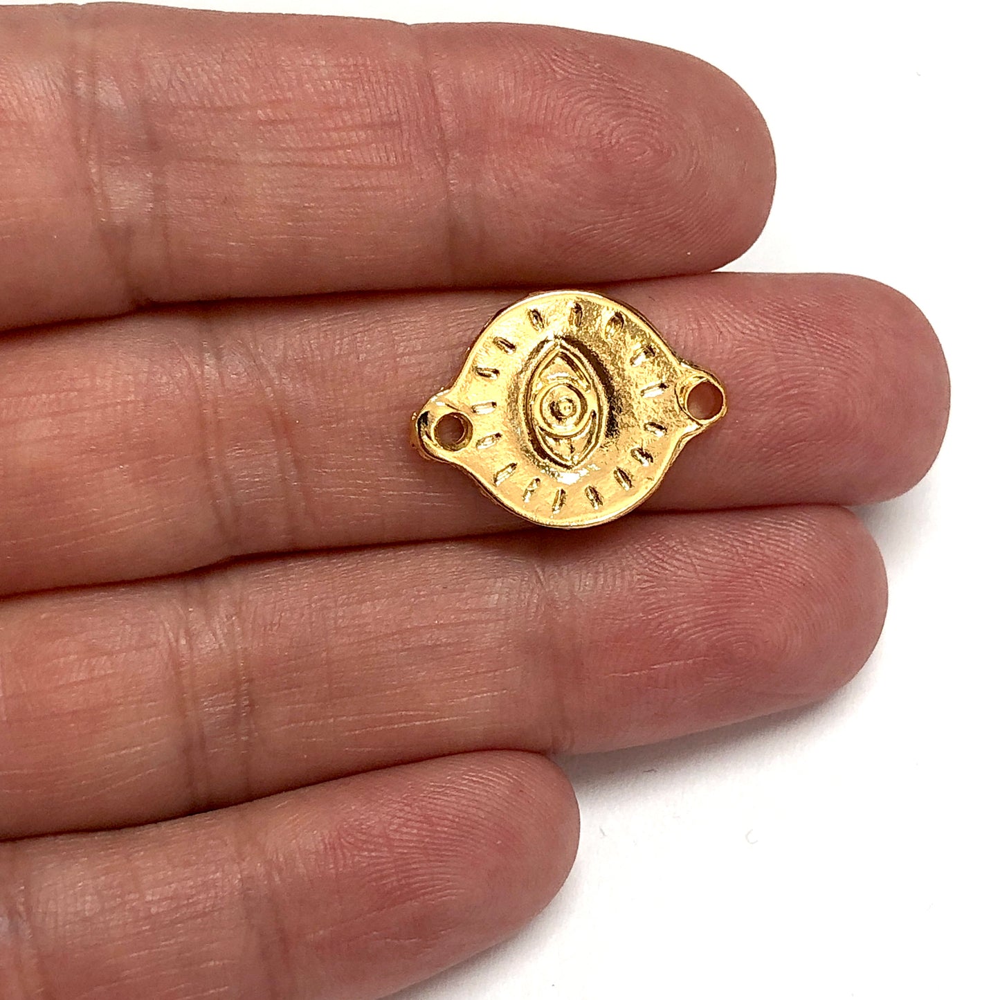 Gold Plated Zircon Stone Hz. Jesus and the Cross Pendant - 6