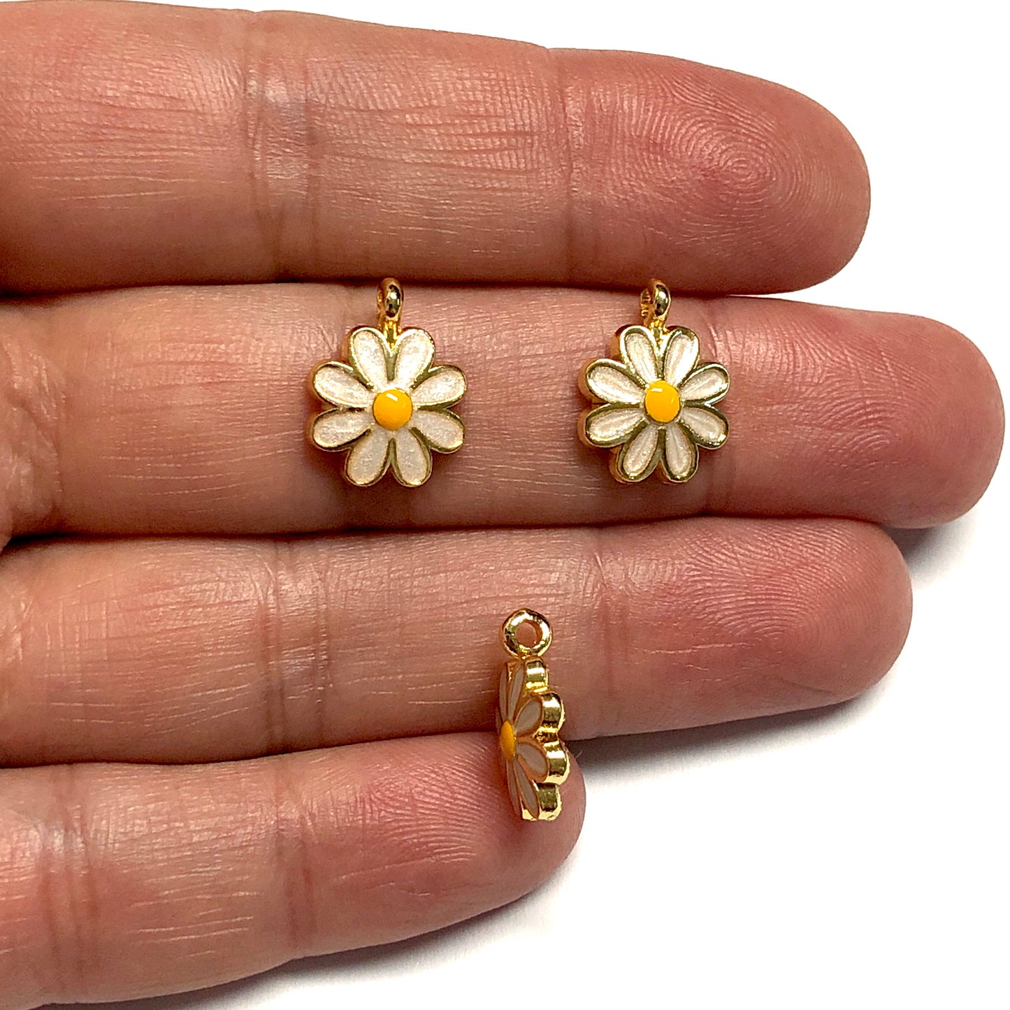 Altın Kaplama Mineli Çiçek - Sedef