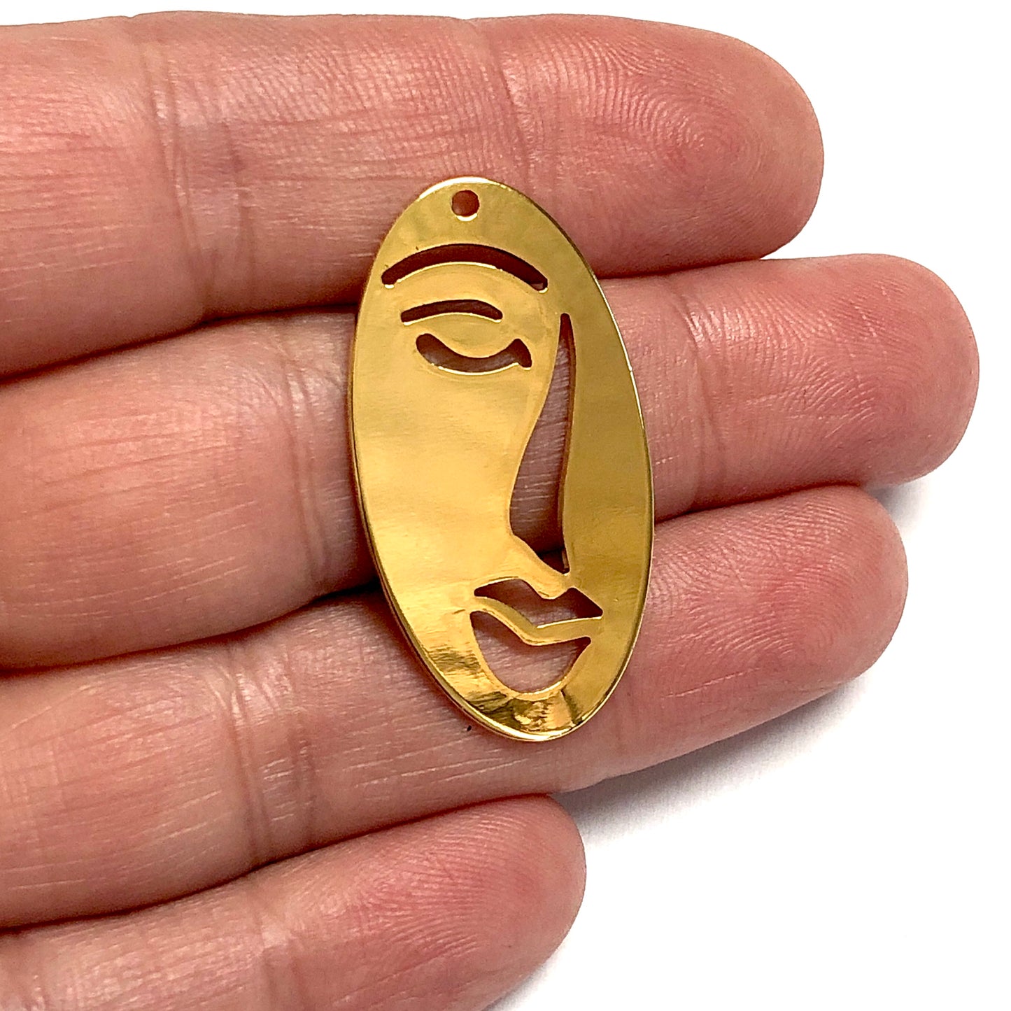 Gold Plated Large Size Colorful Zircon Stone Earring Apparatus