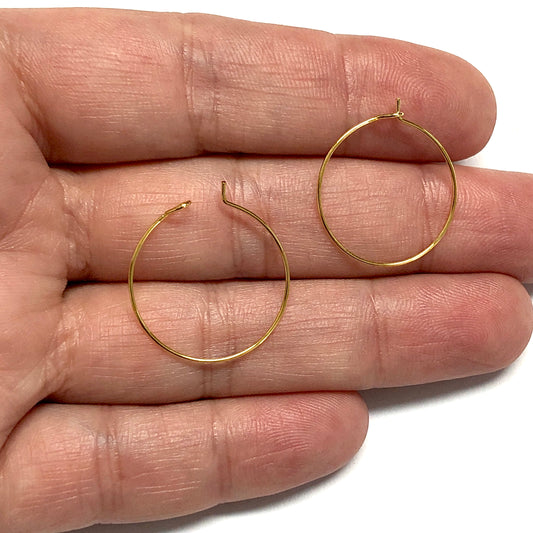 Altın Kaplama Halka Küpe Aparatı 20mm