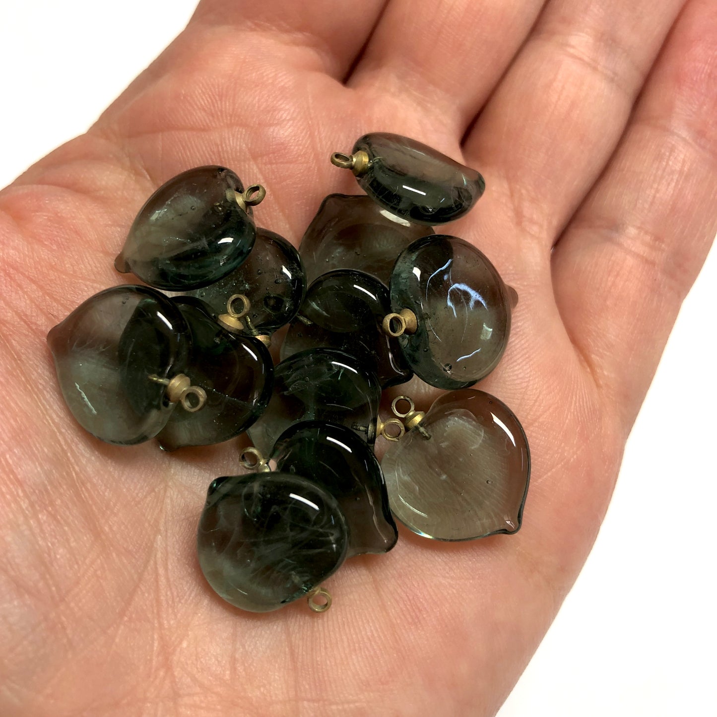 Murano Heart - White