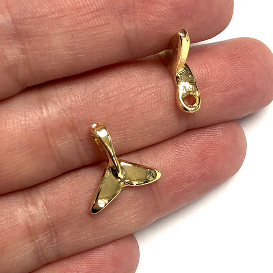 Gold Plated Enamel Fish Bracelet Apparatus Double Sided - Mint