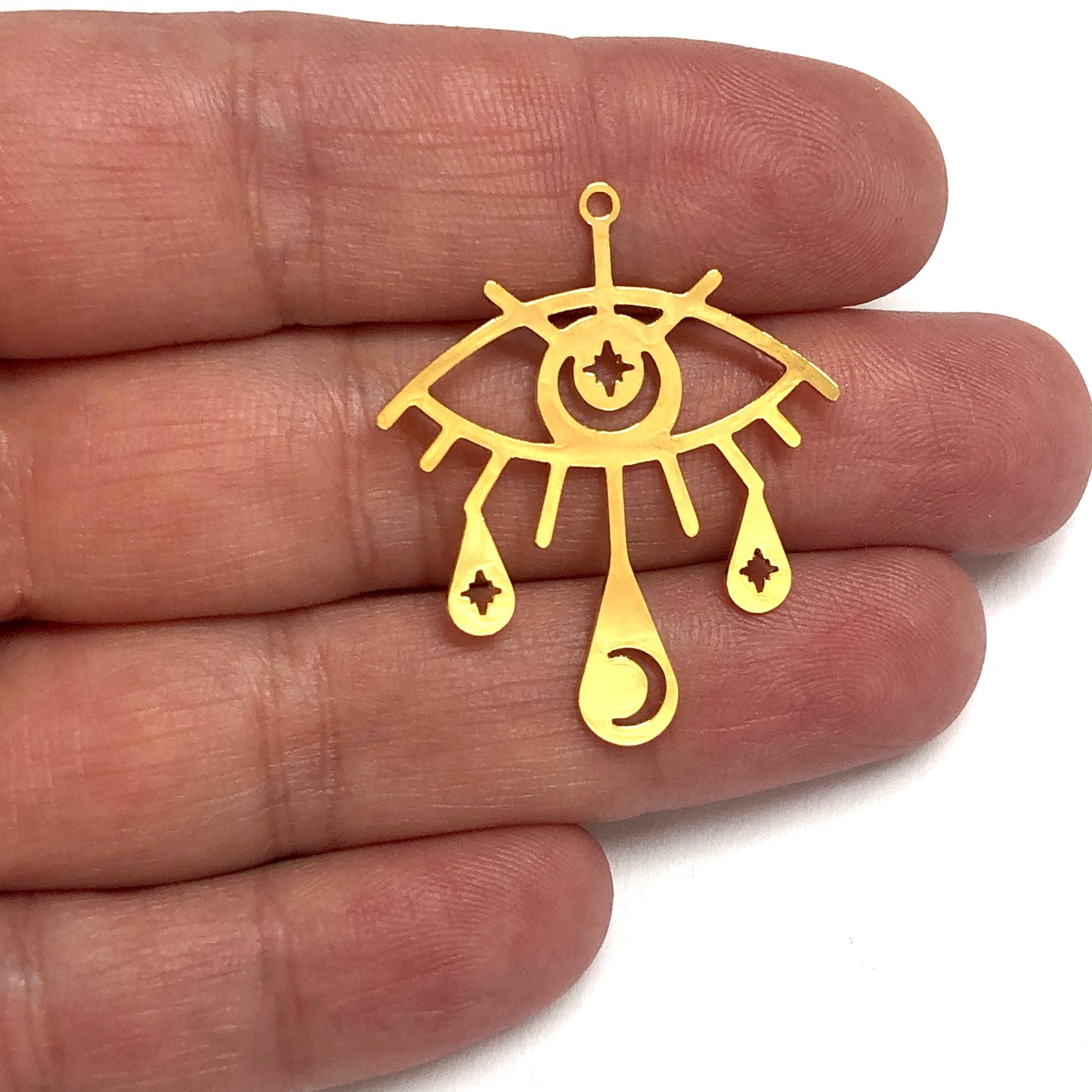 Altın Kaplama Lazer Kesim Kolye Ucu