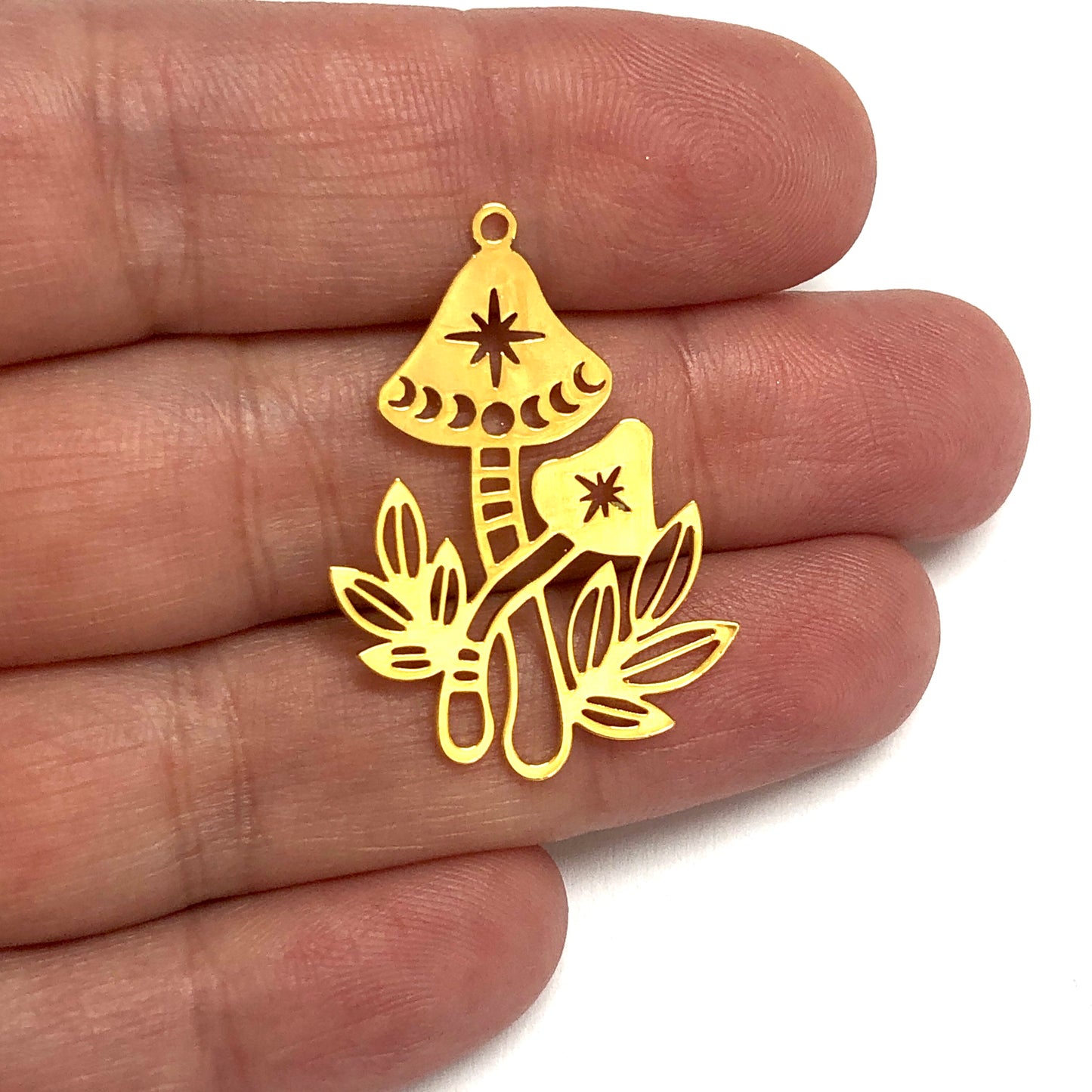 Altın Kaplama Lazer Kesim Kolye Ucu