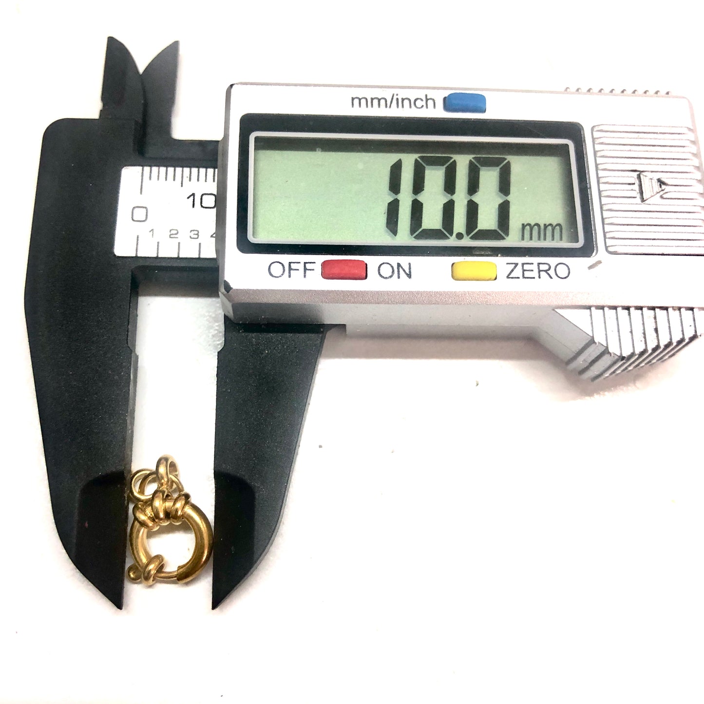 Sarı Çelik Fermuar Kilt 10mm