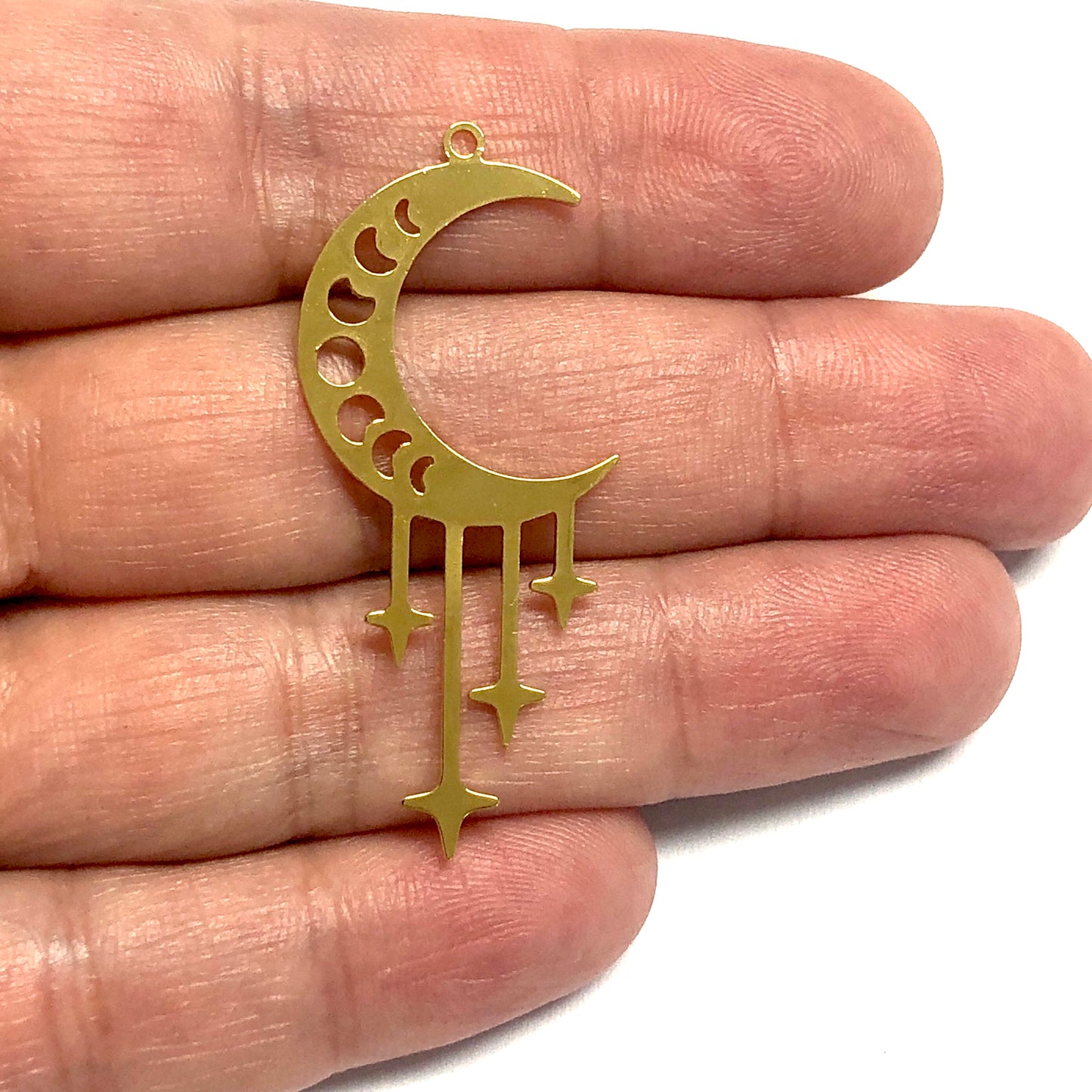 Altın Kaplama Lazer Kesim Kolye Ucu