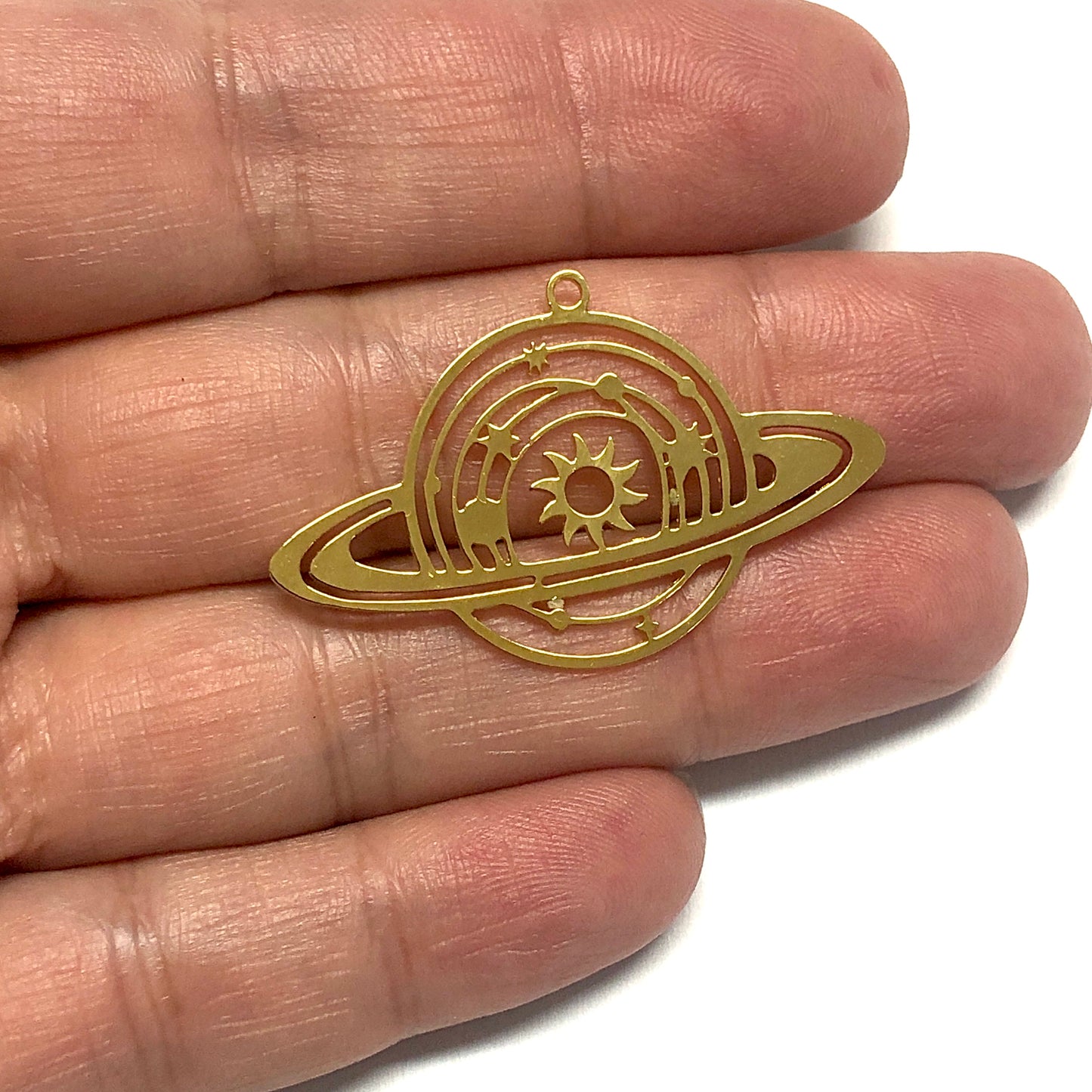 Gold Plated Large Size Colorful Zircon Stone Earring Apparatus