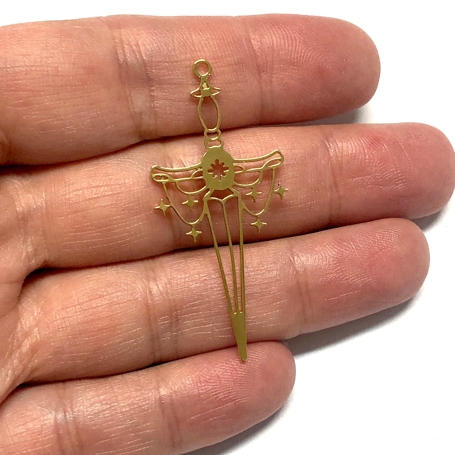 Altın Kaplama Lazer Kesim Kolye Ucu