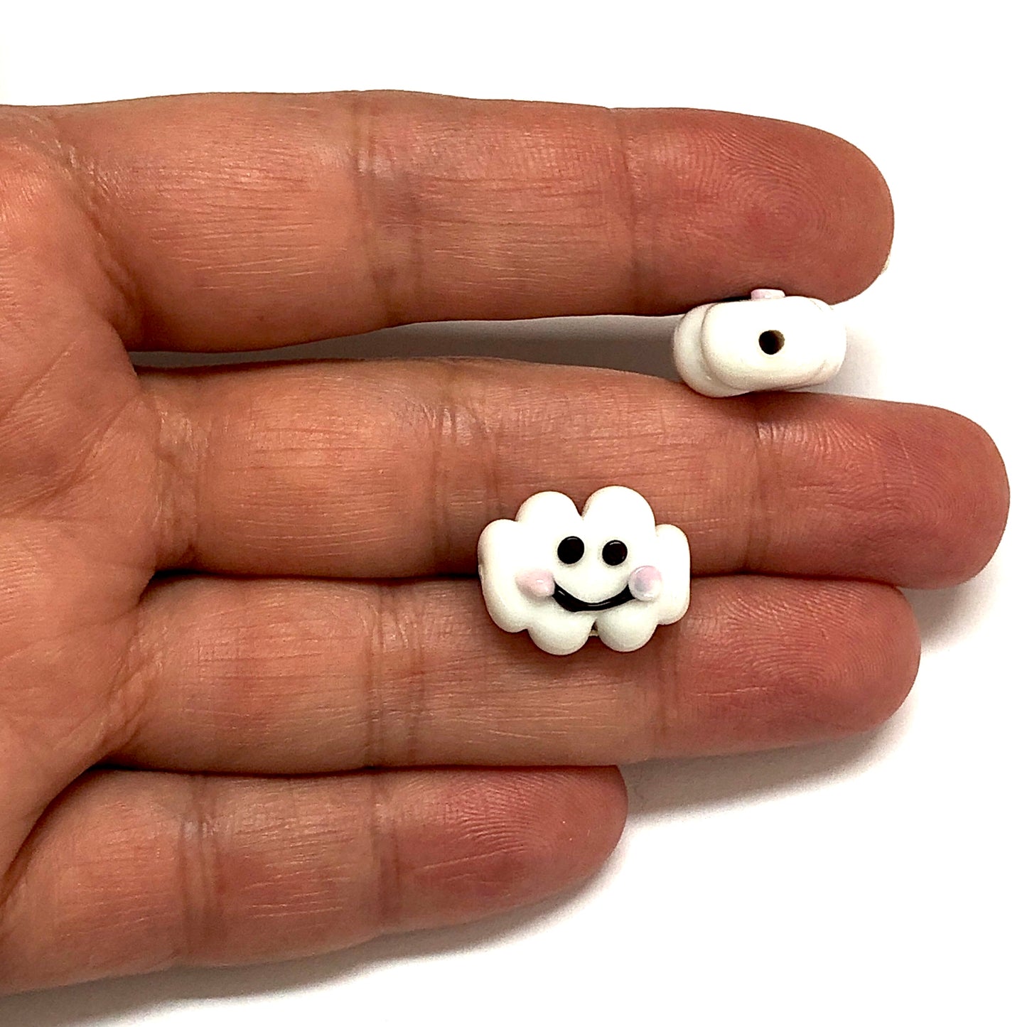 Regenbogenherz aus Muranoglas