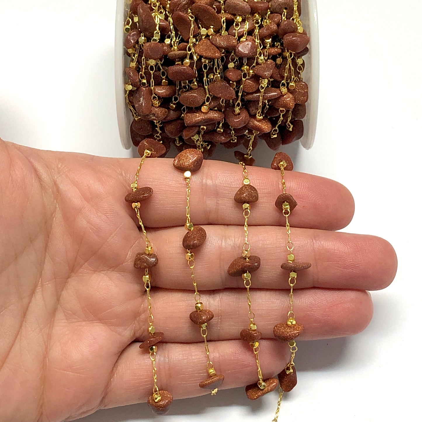 3MM vergoldeter Perlen-Buchstaben-Anhänger