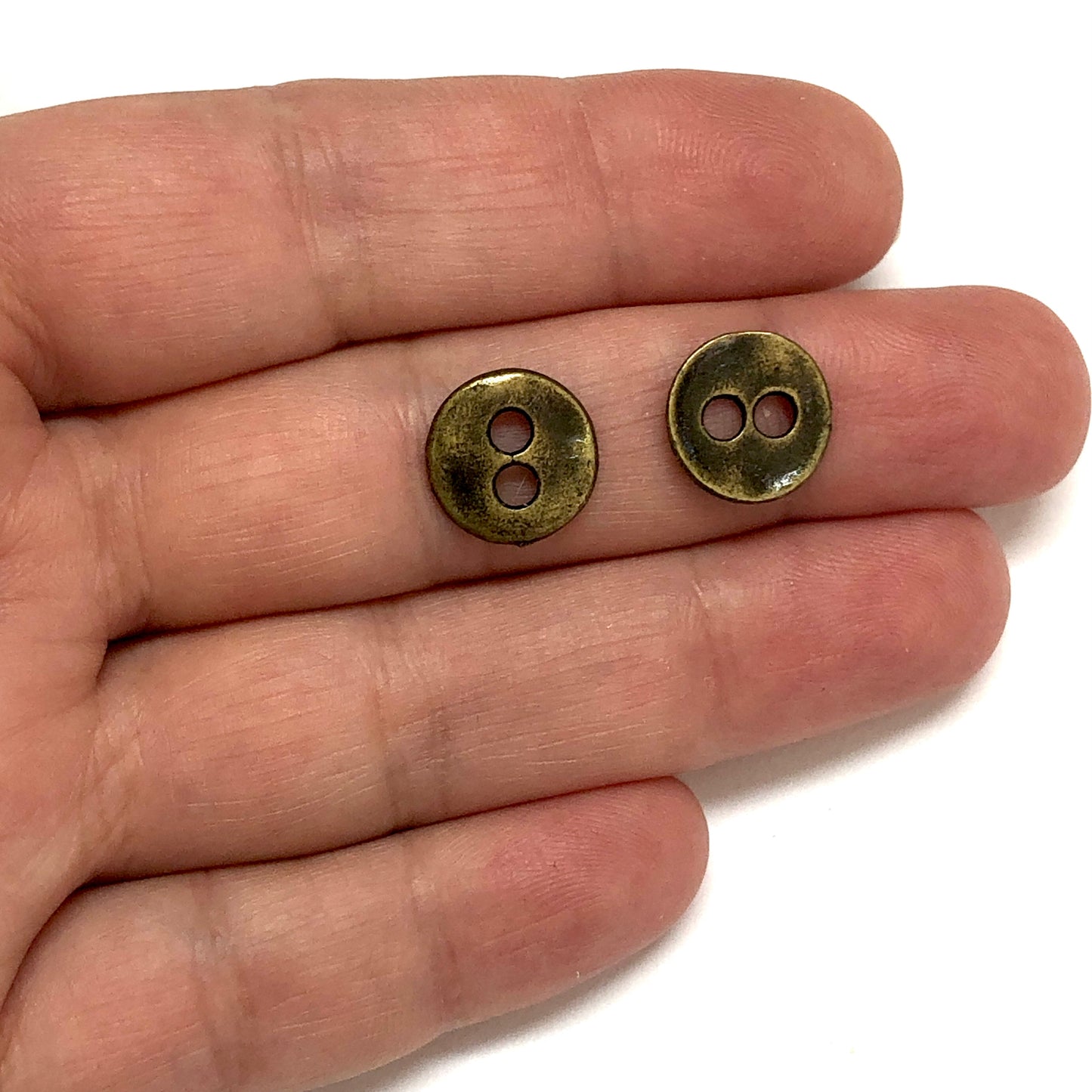 Vergoldeter Wickelarmbandknopf - 3