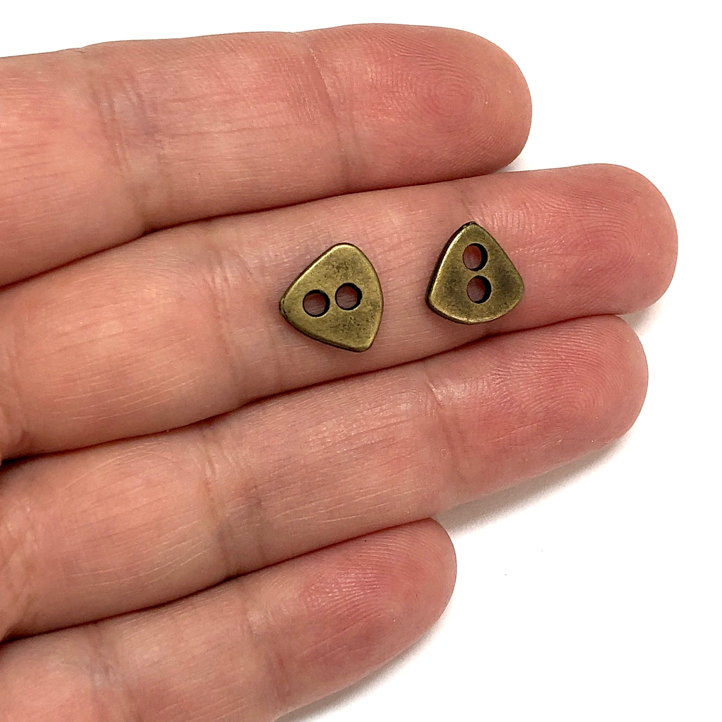 Vergoldeter Wickelarmbandknopf - 3