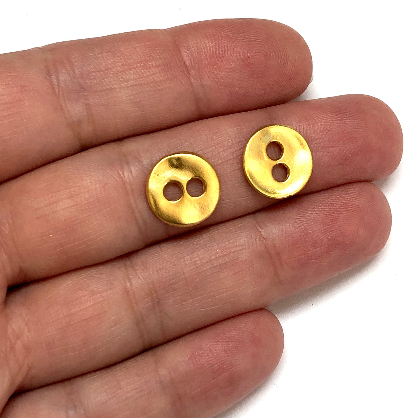 Gold Plated Wrap Bracelet Button - 3