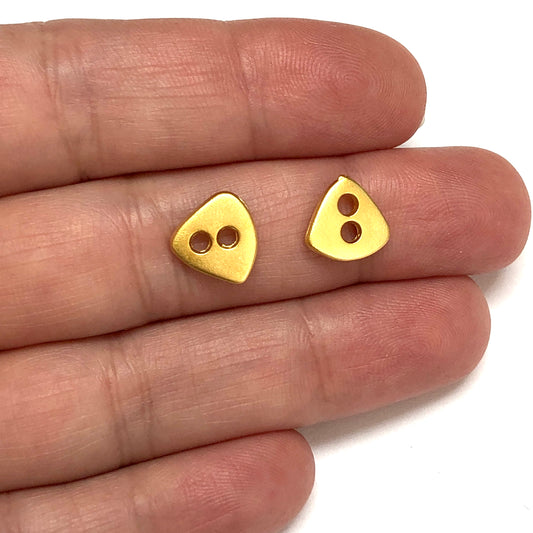 Gold Plated Wrap Bracelet Button - 3