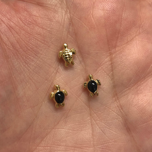 Gold-Plated Enamel Tortoise Divider - White