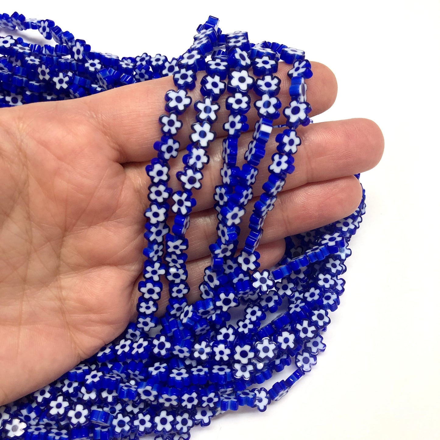 Murano Cam Çiçek - Lacivert - 1