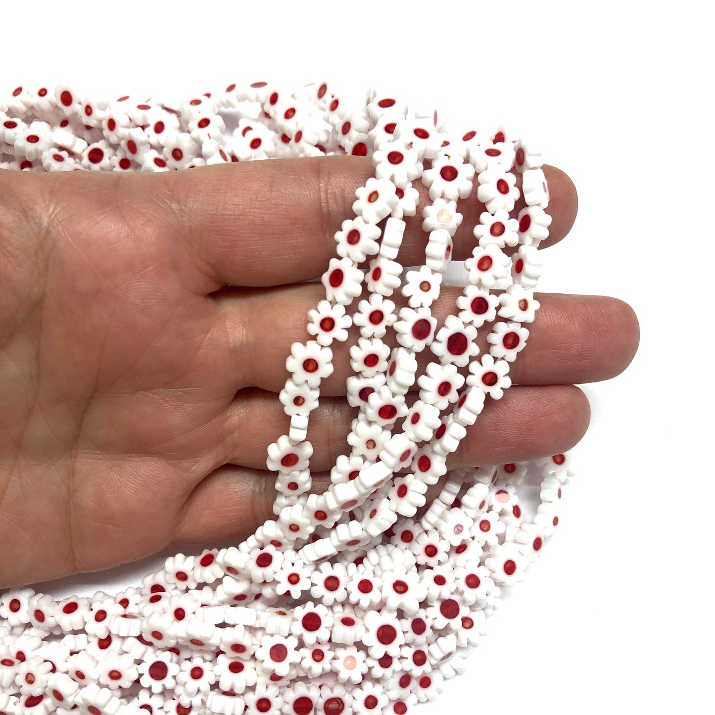 Murano Cam Çiçek - Beyaz - 2