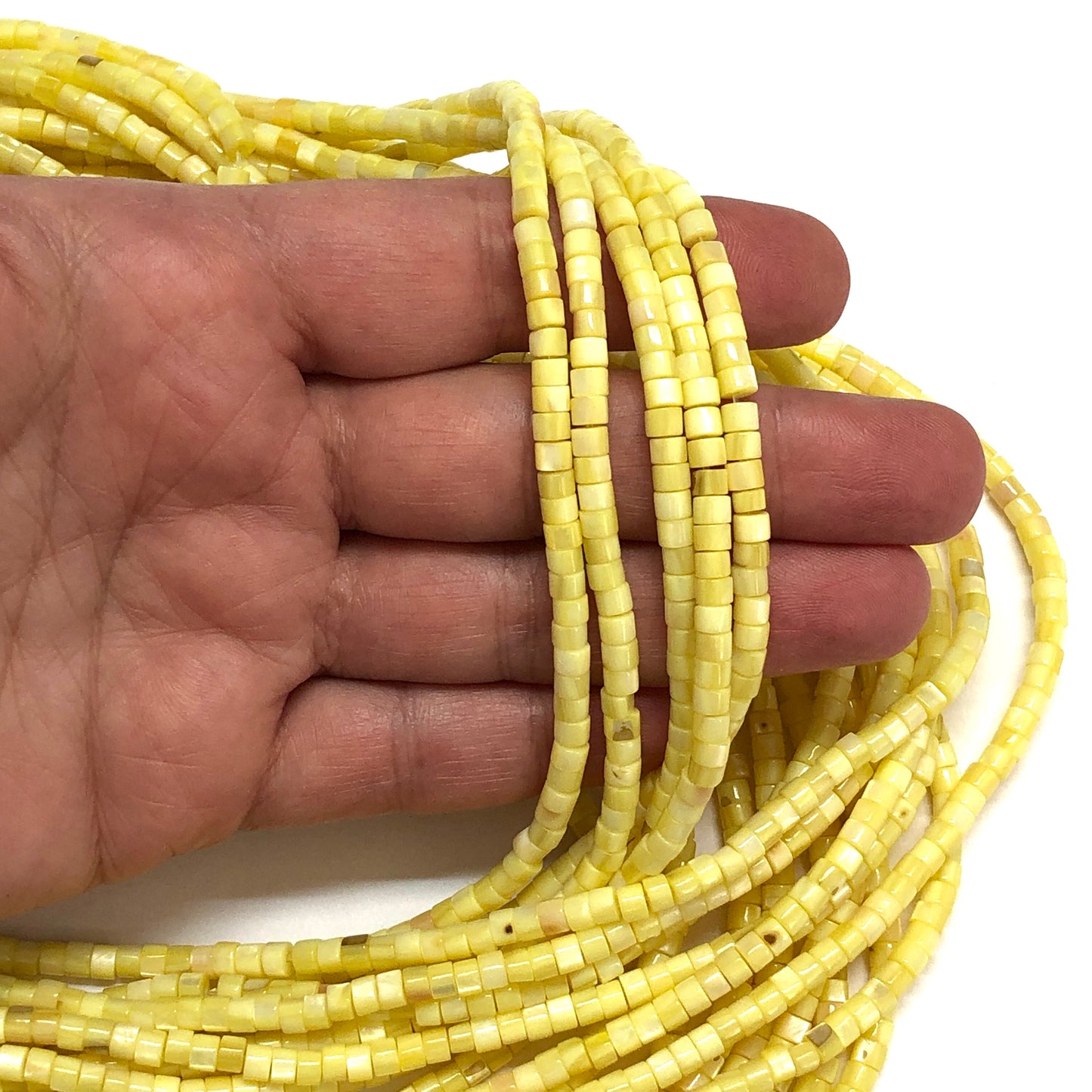 Silindir Sedef 3mm - Açık Sarı