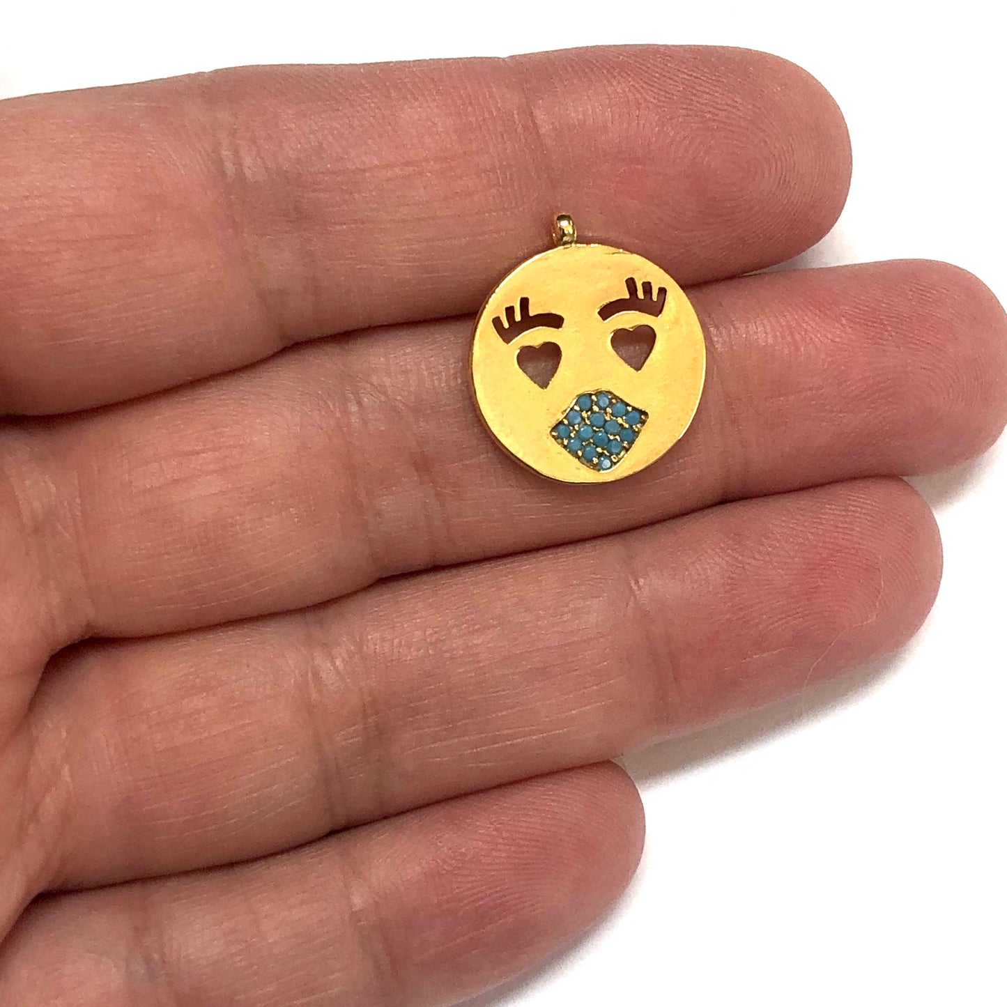 Brass Gold Plated Swarovski Stone Cherry Shaking Tool