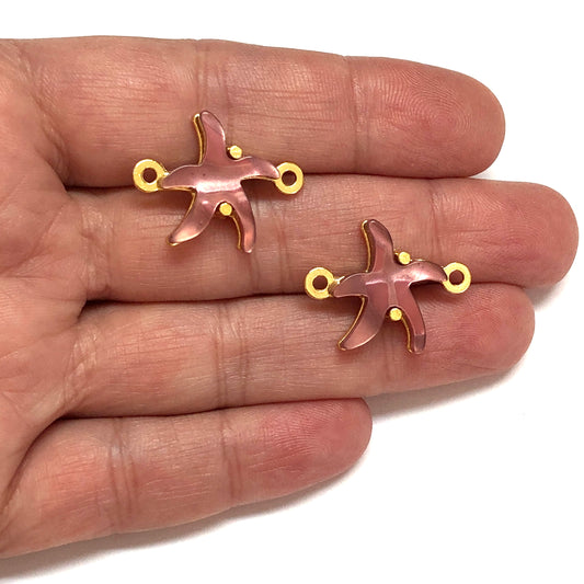 Altın Kaplama Deniz Yıldızı Bileklik Aparatı - 5